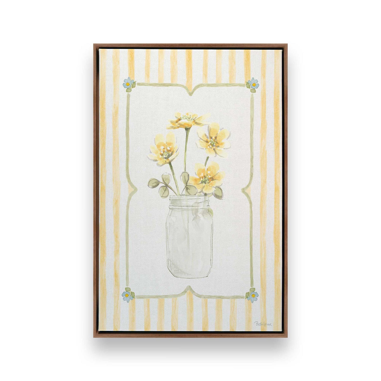 [Color:Walnut], Picture of art in a Walnut frame