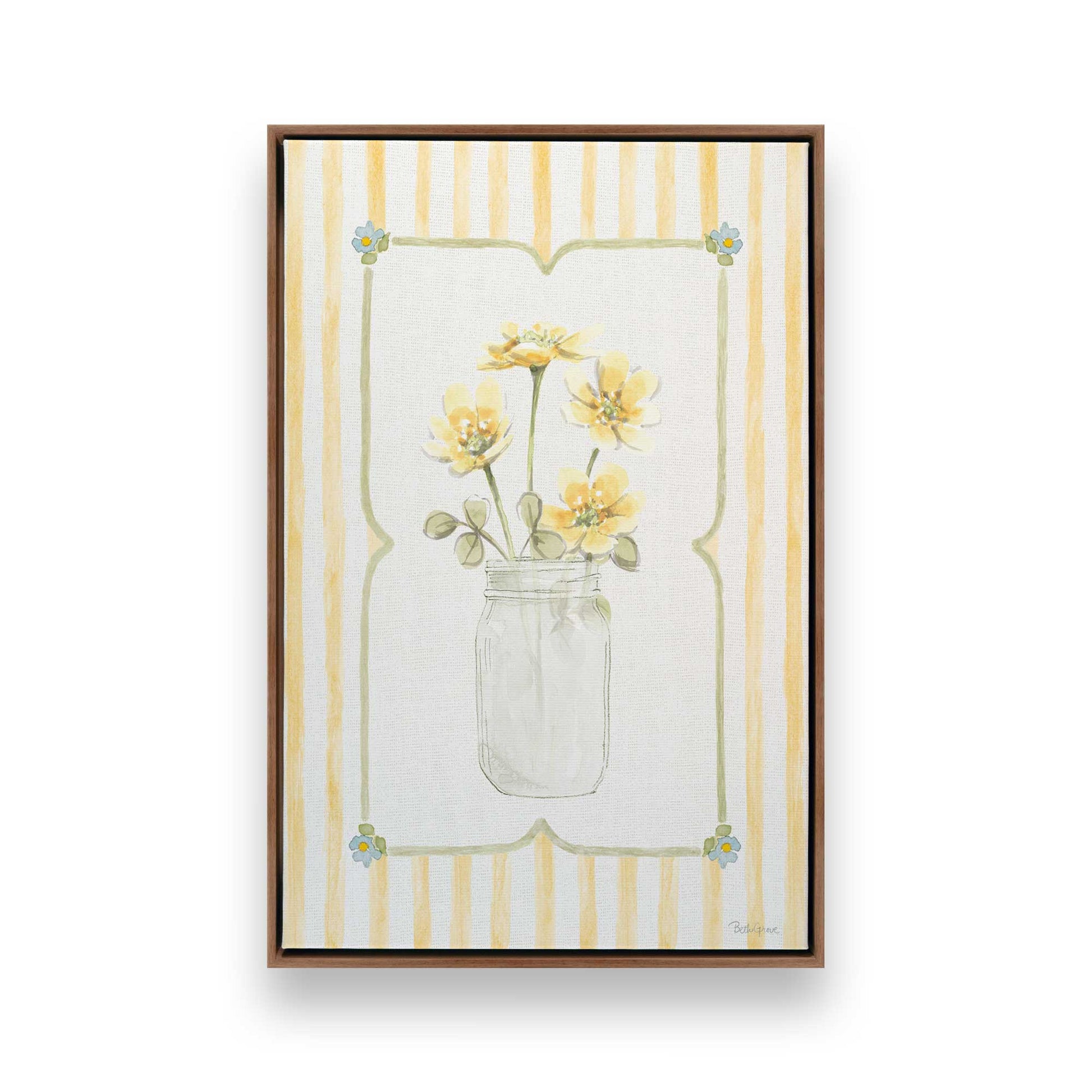 [Color:Walnut], Picture of art in a Walnut frame