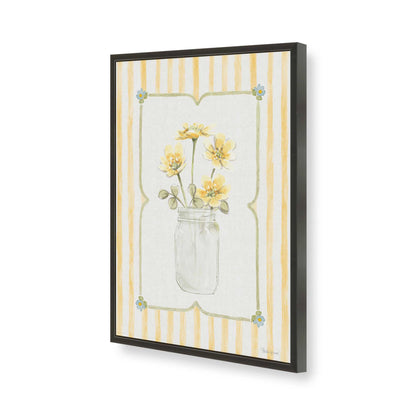 [Color:Satin Black], Picture of art in a Satin Black frame of the corner