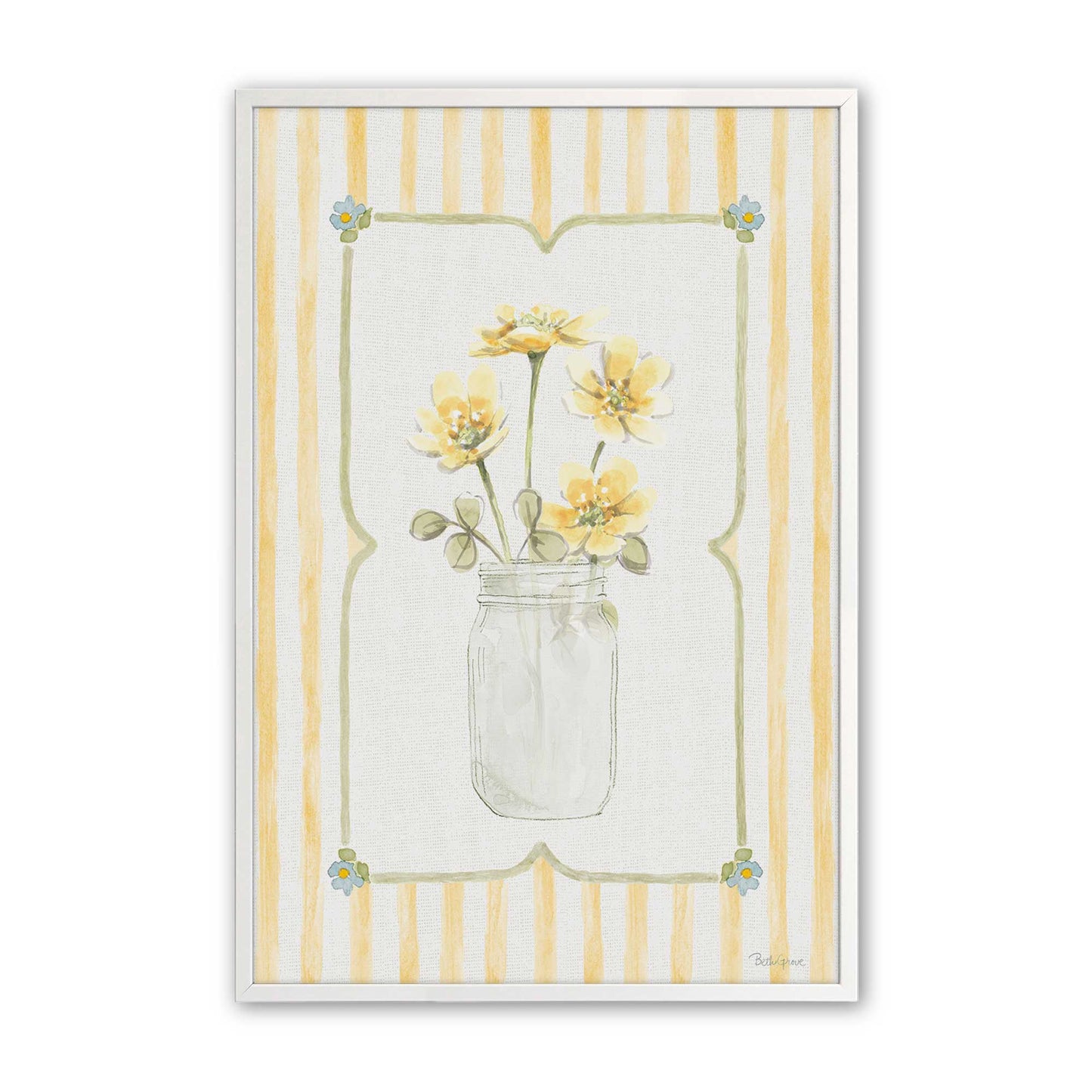 [Color:Opaque White], Picture of art in a Opaque White frame