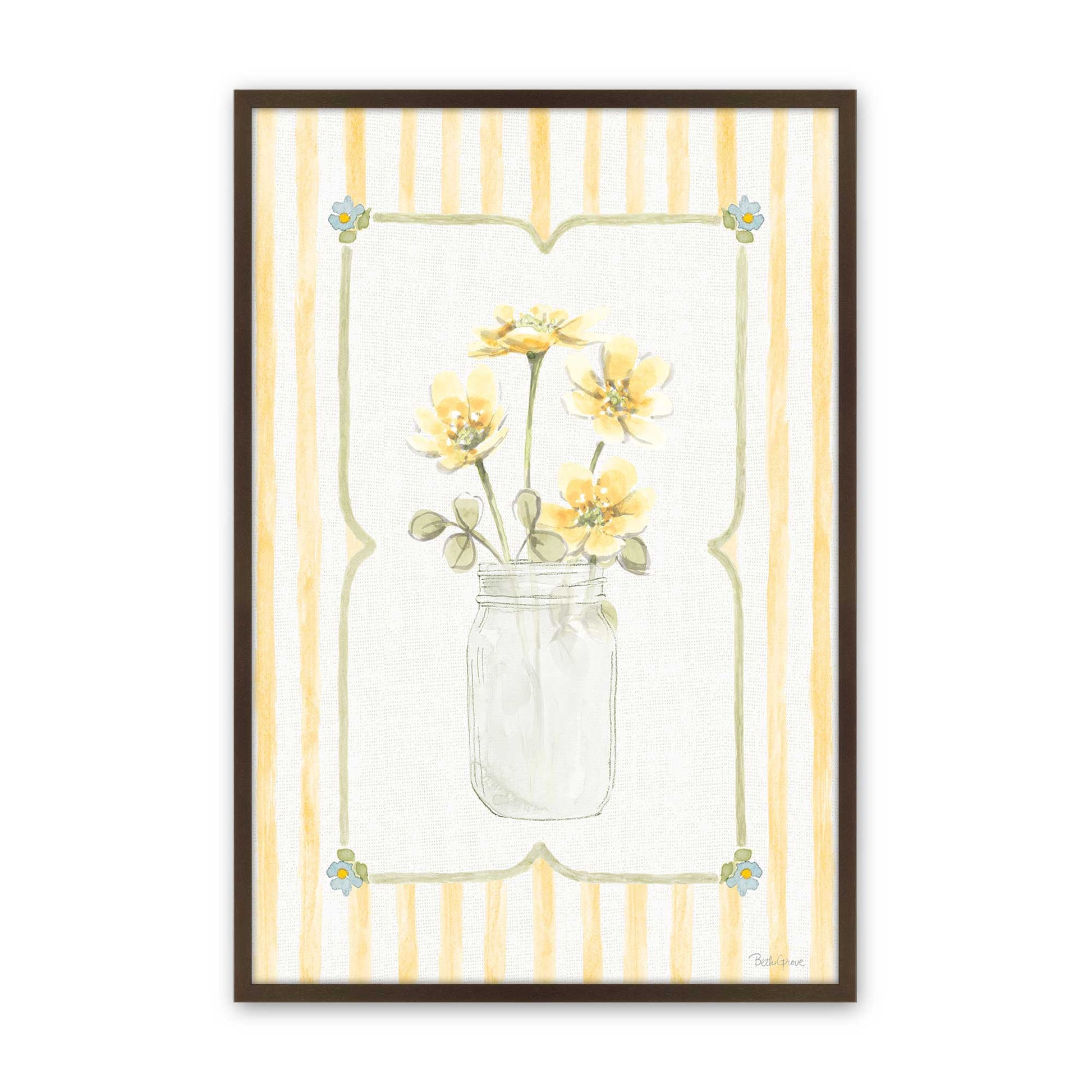 [Color:Belvinder Brown], Picture of art in a Belvinder Brown frame