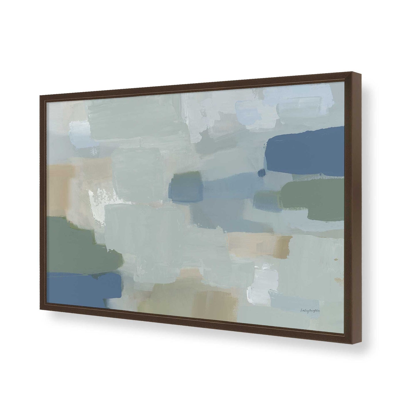 [Color:Belvinder Brown], Picture of art in a Belvinder Brown frame of the corner