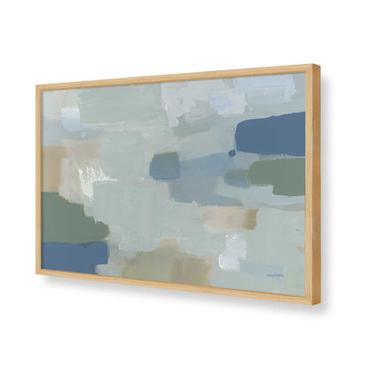 [Color:American Maple], Picture of art in a American Maple frame of the corner