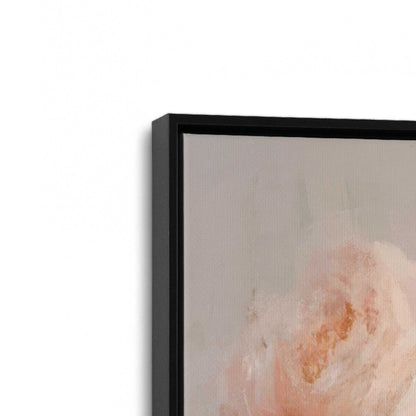 [Color:Satin Black], Picture of art in a Satin Black frame at an angle