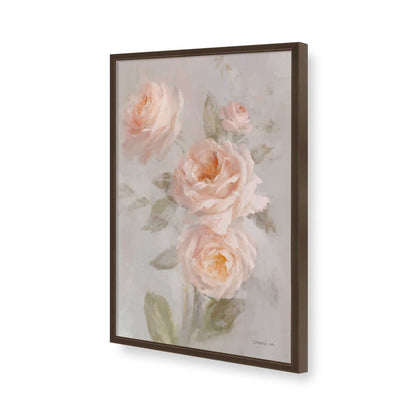 [Color:Brown], Picture of art in a Brown frame of the corner
