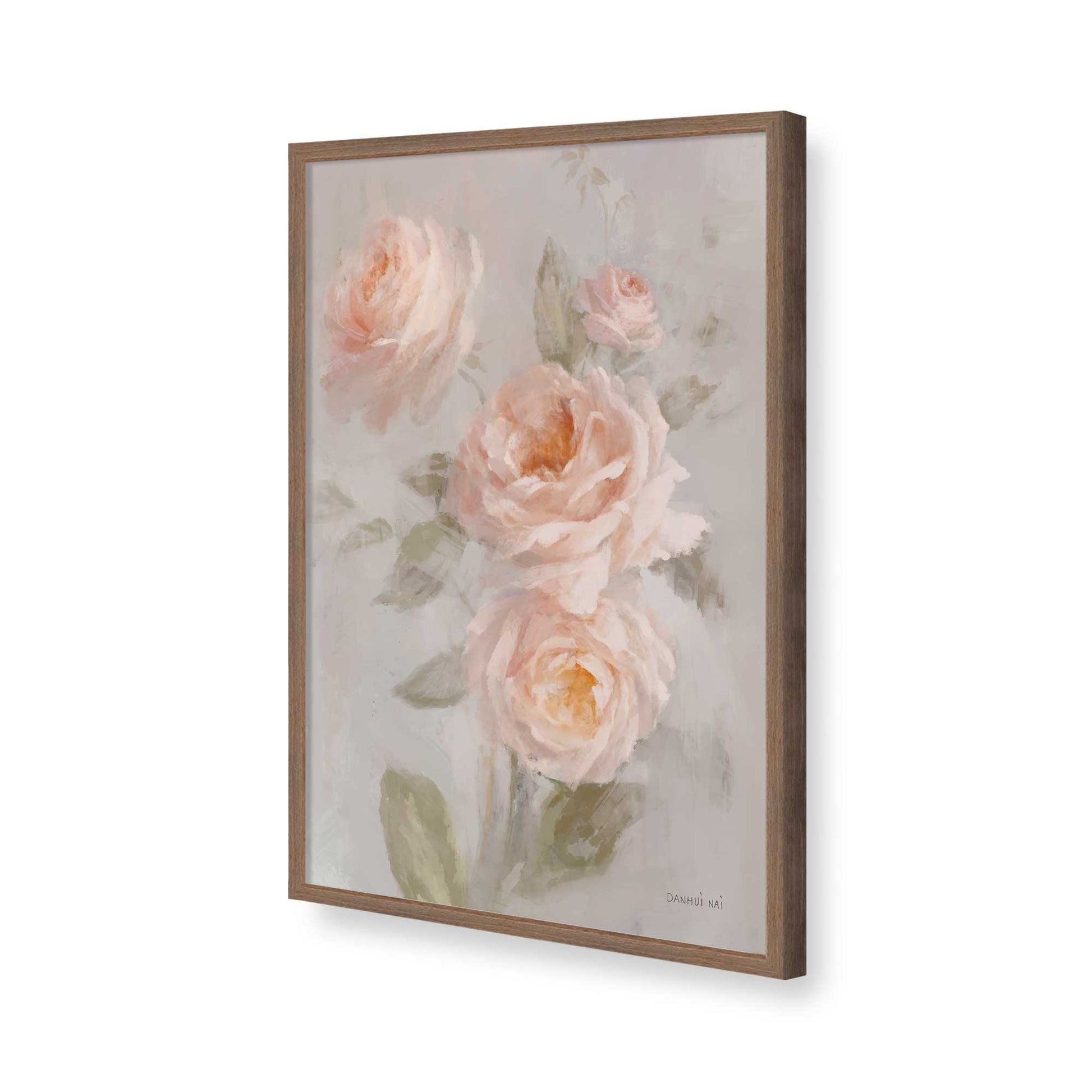 [Color:Walnut], Picture of art in a Walnut frame of the corner