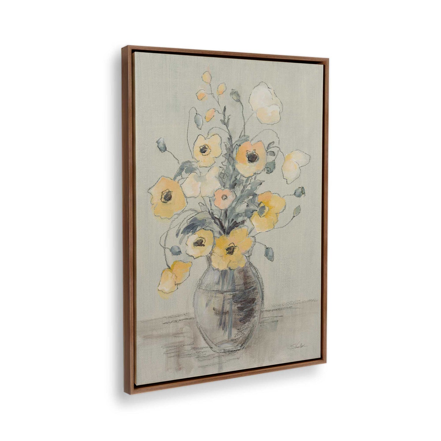 [Color:Walnut], Picture of the corner of the art