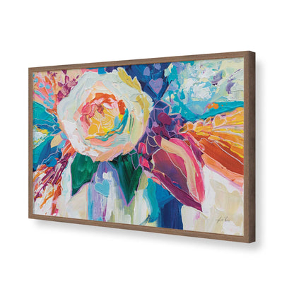 [Color:Walnut], Picture of art in a Walnut frame of the corner