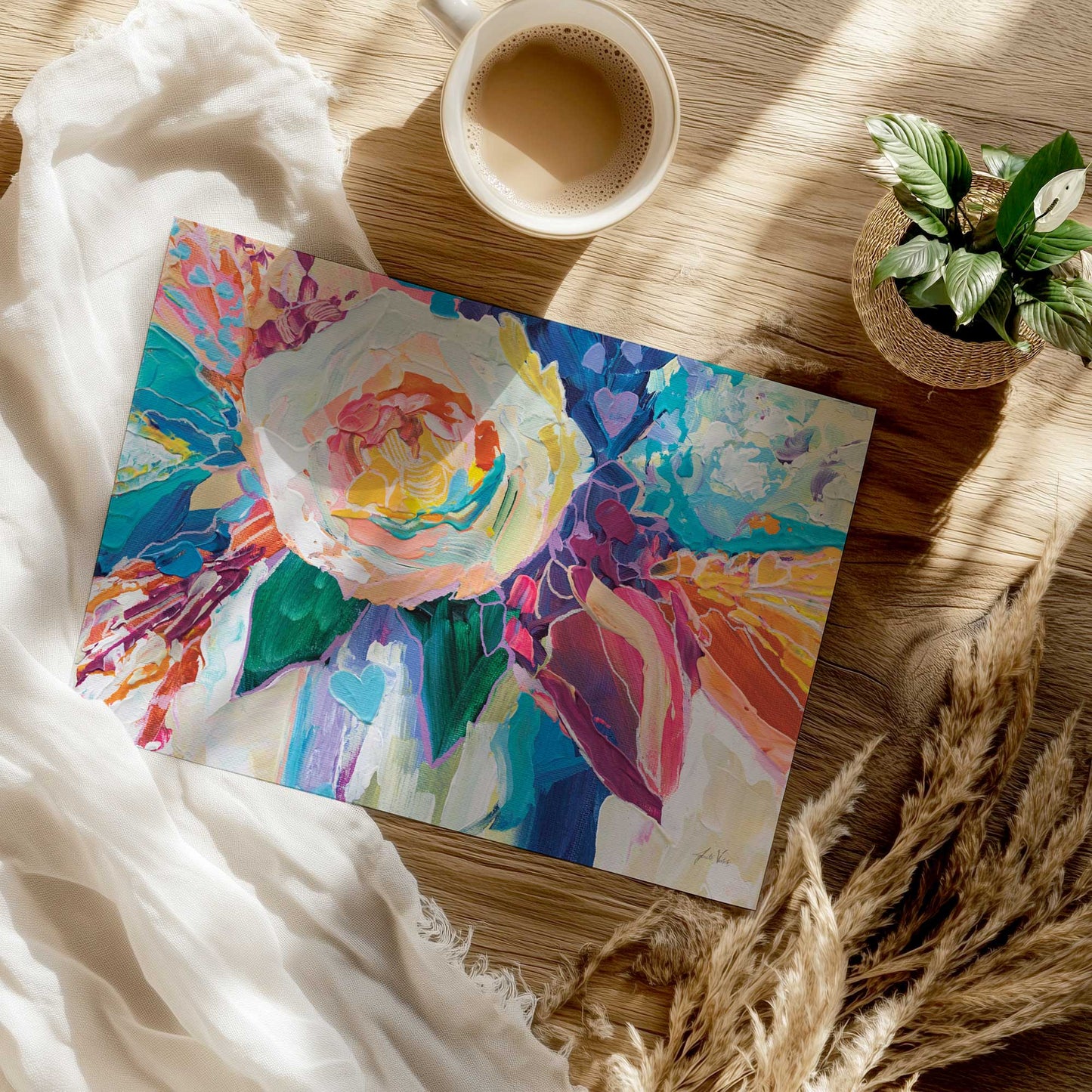 [Color:Rolled Print], Picture of close up of art