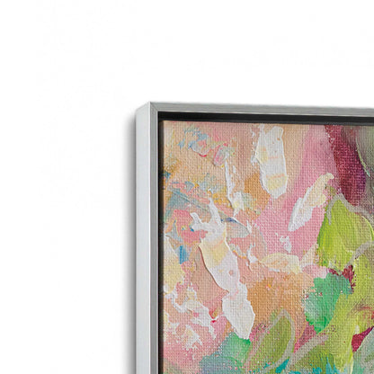 [Color:Polished Chrome], Picture of art in a Polished Chrome frame at an angle
