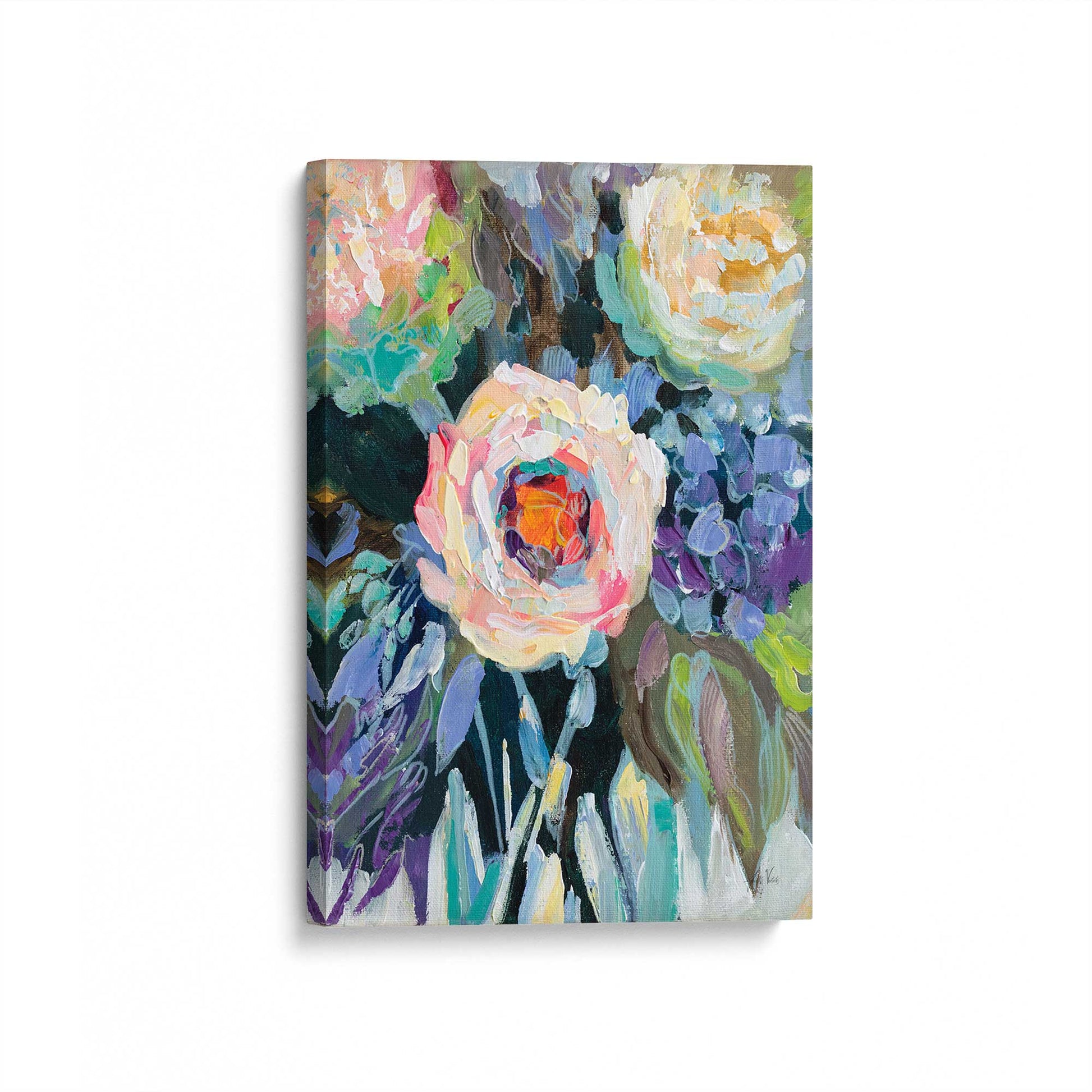 [Color:Stretched Canvas], Picture of art at an angle