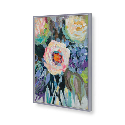 [Color:Polished Chrome], Picture of art in a Polished Chrome frame of the corner