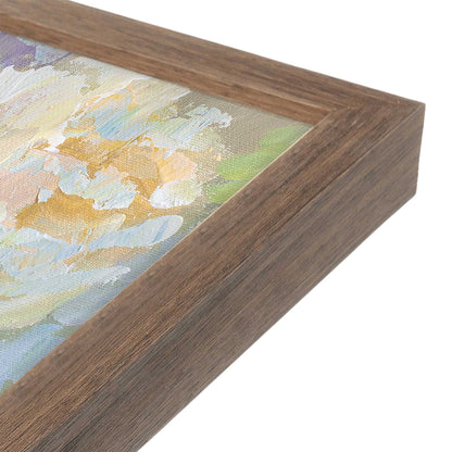 [Color:Walnut], Picture of art in a Walnut frame at an angle