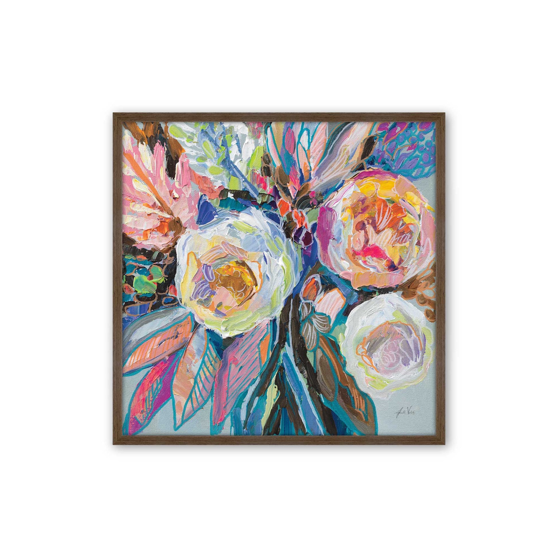 [Color:Walnut], Picture of art in a Walnut frame