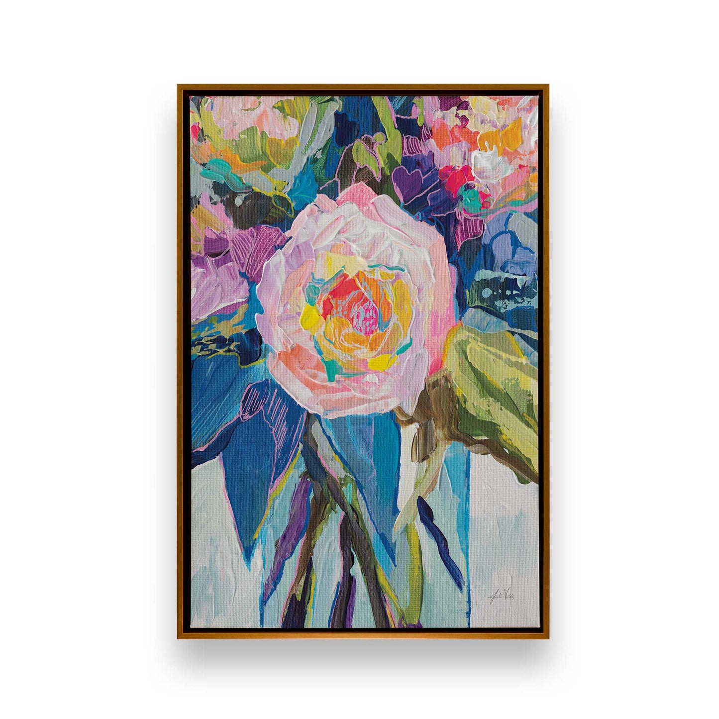[Color:Polished Gold], Picture of art in a Polished Gold frame