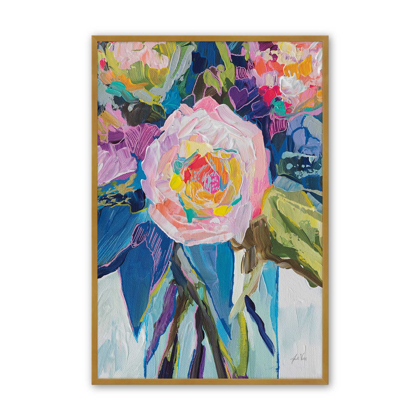 [Color:Polished Gold], Picture of art in a Polished Gold frame
