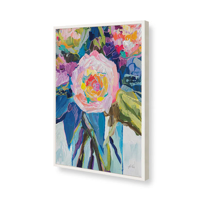 [Color:Opaque White], Picture of art in a Opaque White frame of the corner