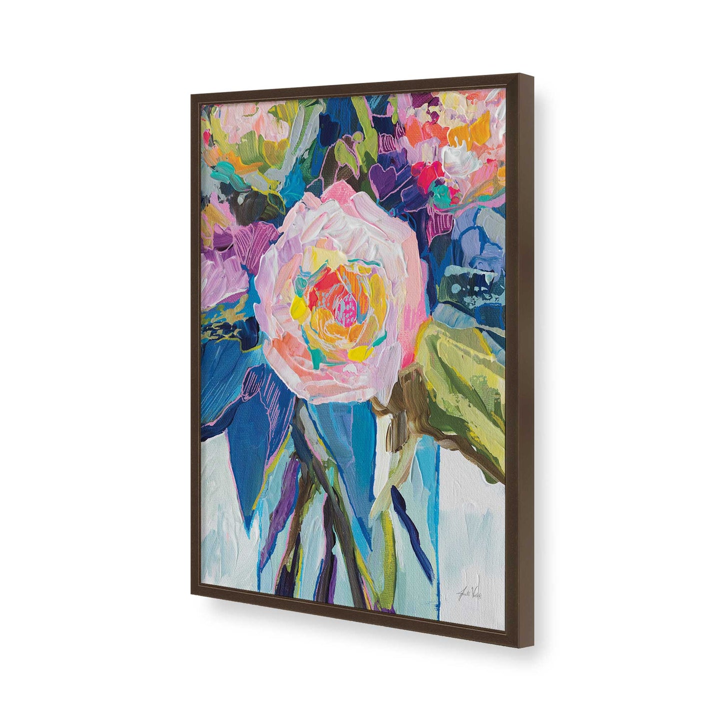 [Color:Belvinder Brown], Picture of art in a Belvinder Brown frame of the corner