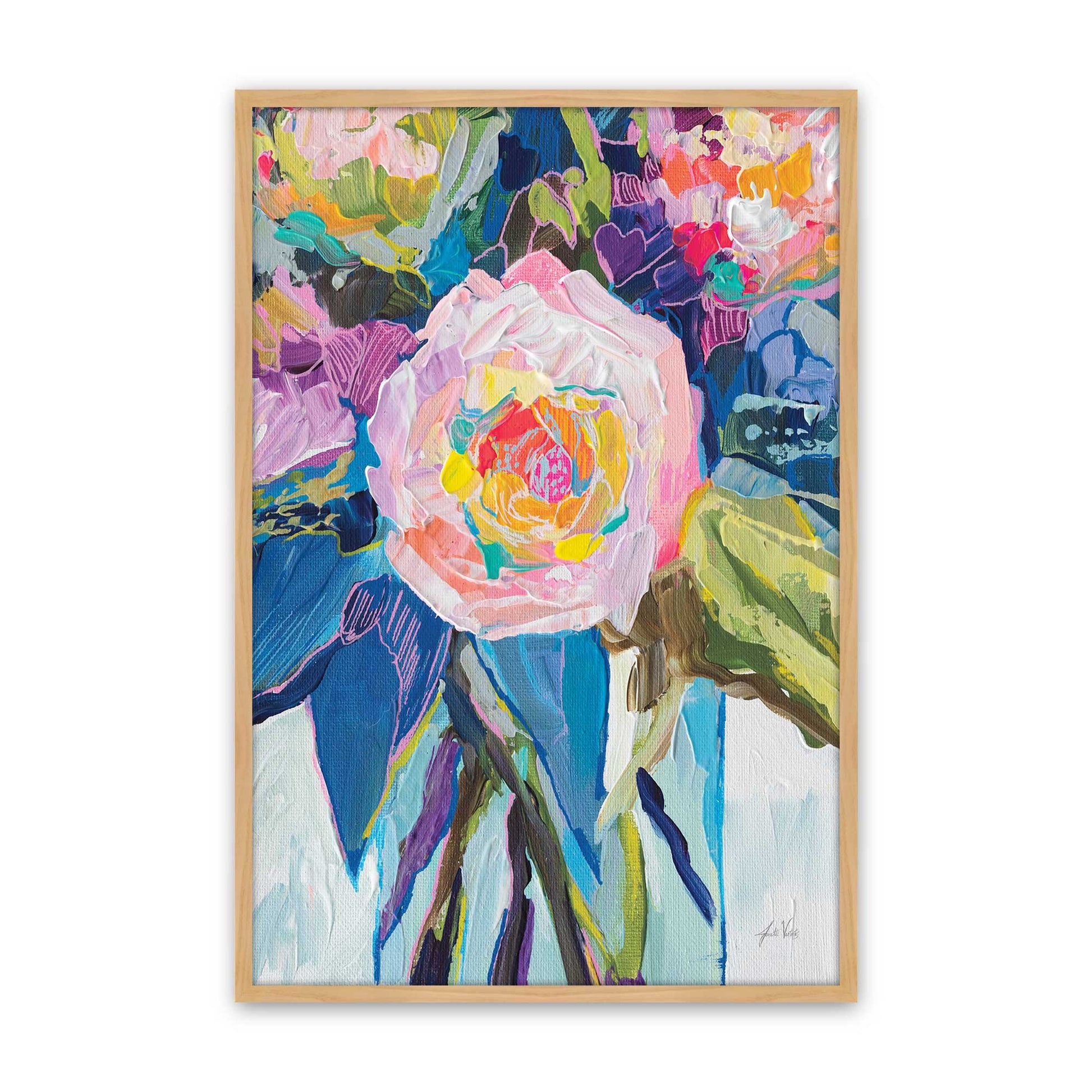[Color:American Maple], Picture of art in a American Maple frame