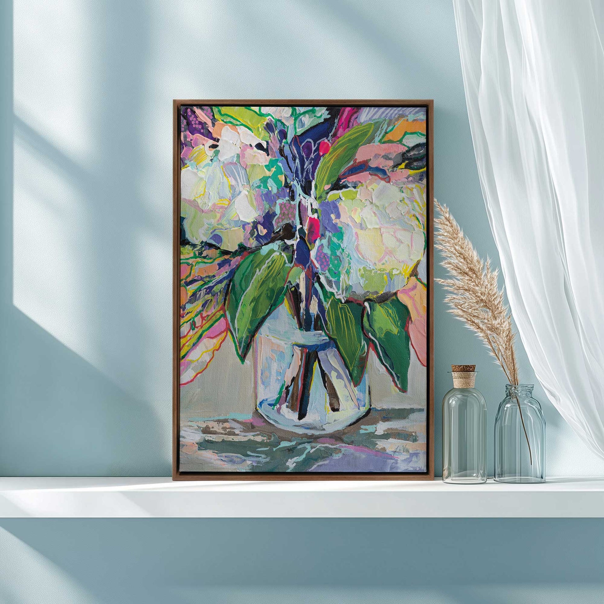 Picture of art in a room