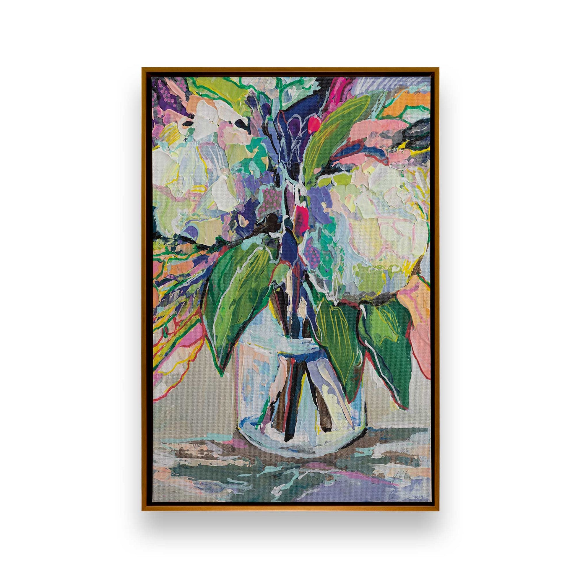 [Color:Polished Gold], Picture of art in a Polished Gold frame