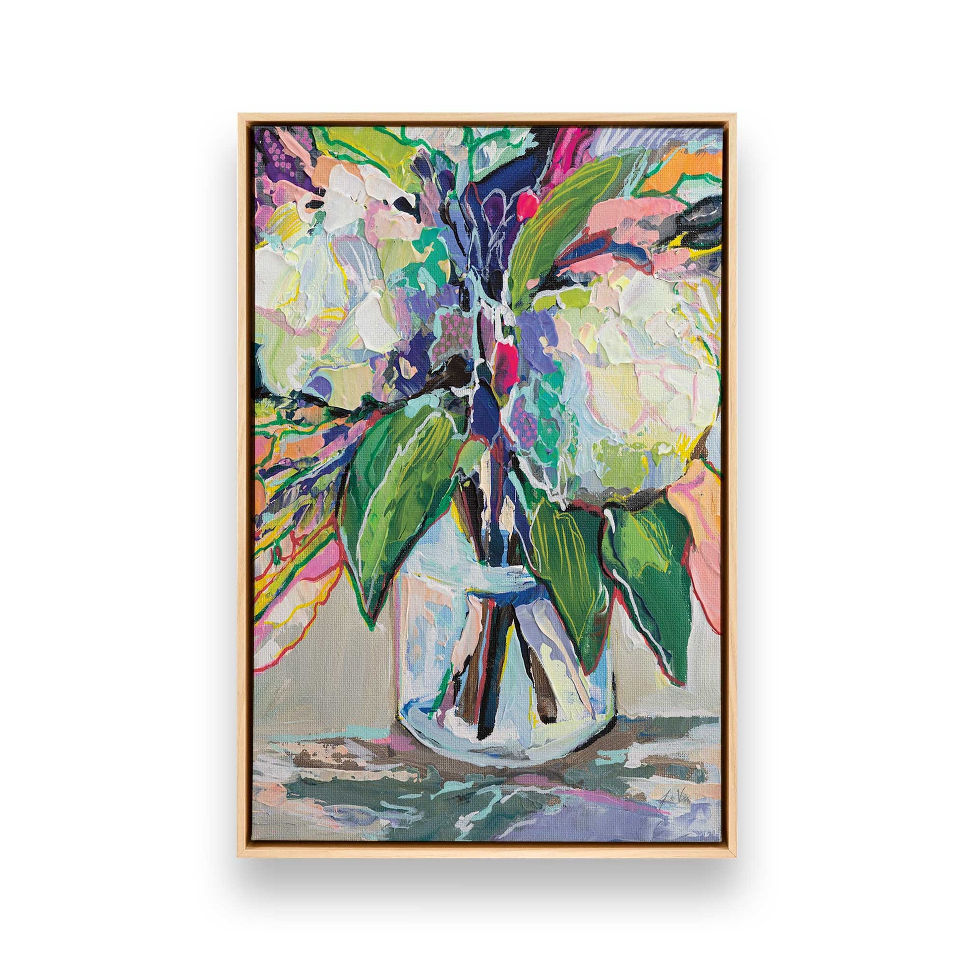 [Color:American Maple], Picture of art in a American Maple frame