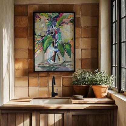 Picture of art in a room