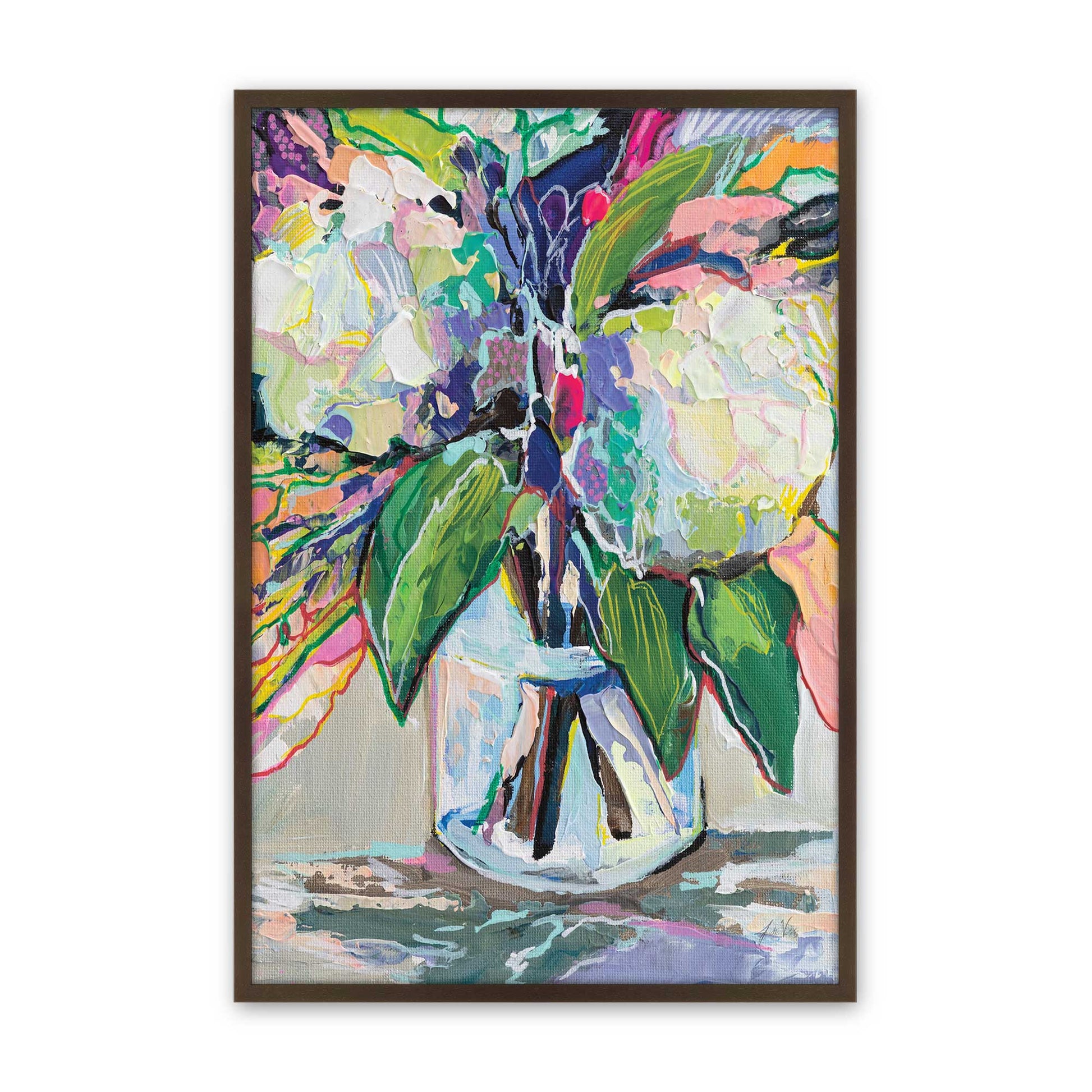 [Color:Belvinder Brown], Picture of art in a Belvinder Brown frame