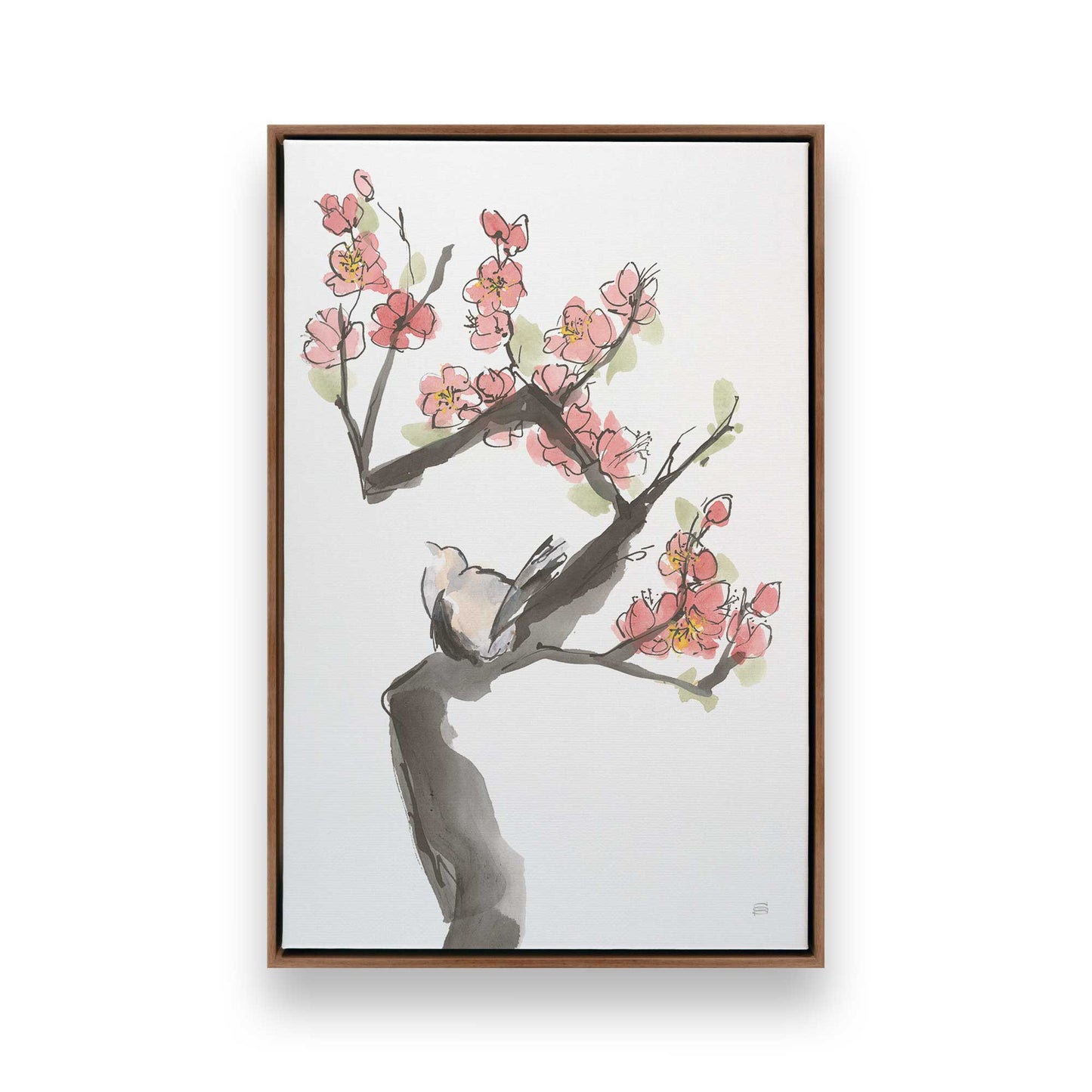 [Color:Walnut], Picture of art in a Walnut frame