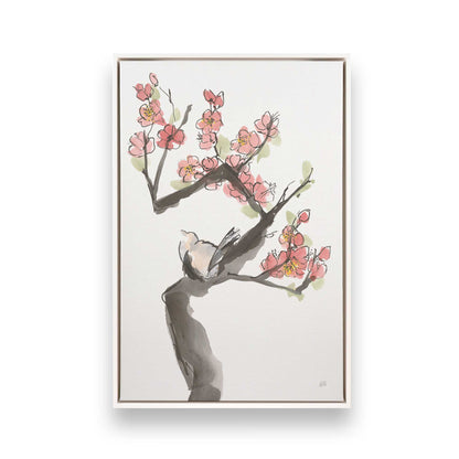 [Color:Opaque White], Picture of art in a White frame