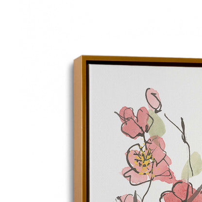 [Color:Polished Gold], Picture of art in a Polished Gold frame at an angle