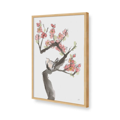 [Color:American Maple], Picture of art in a American Maple frame of the corner