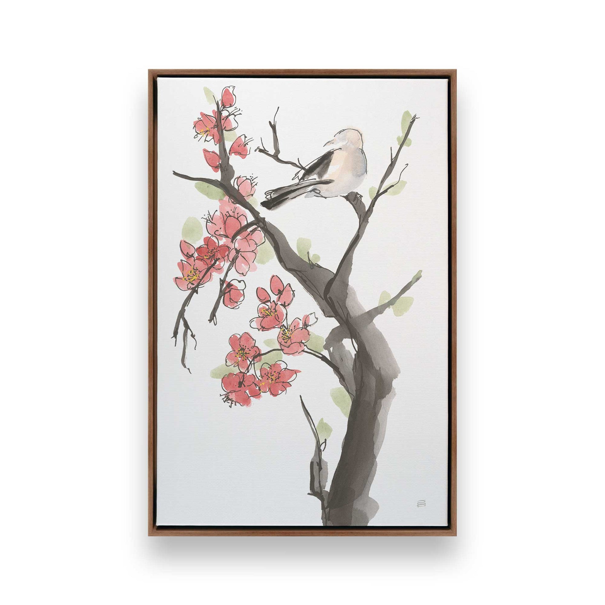 [Color:Walnut], Picture of art in a Walnut frame
