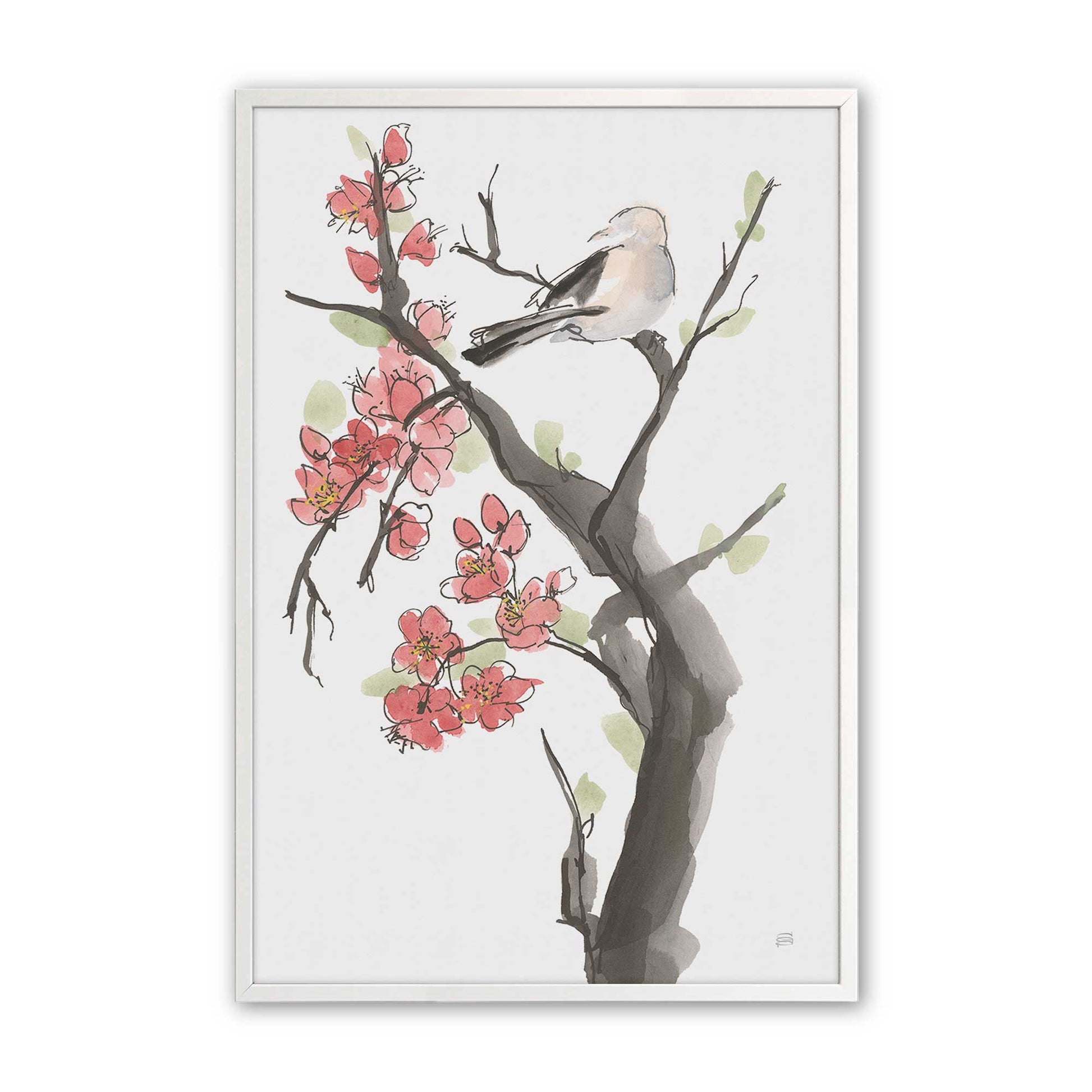 [Color:Opaque White], Picture of art in a Opaque White frame
