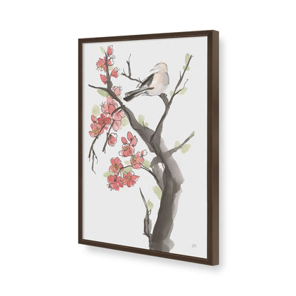 [Color:Brown], Picture of art in a Brown frame of the corner