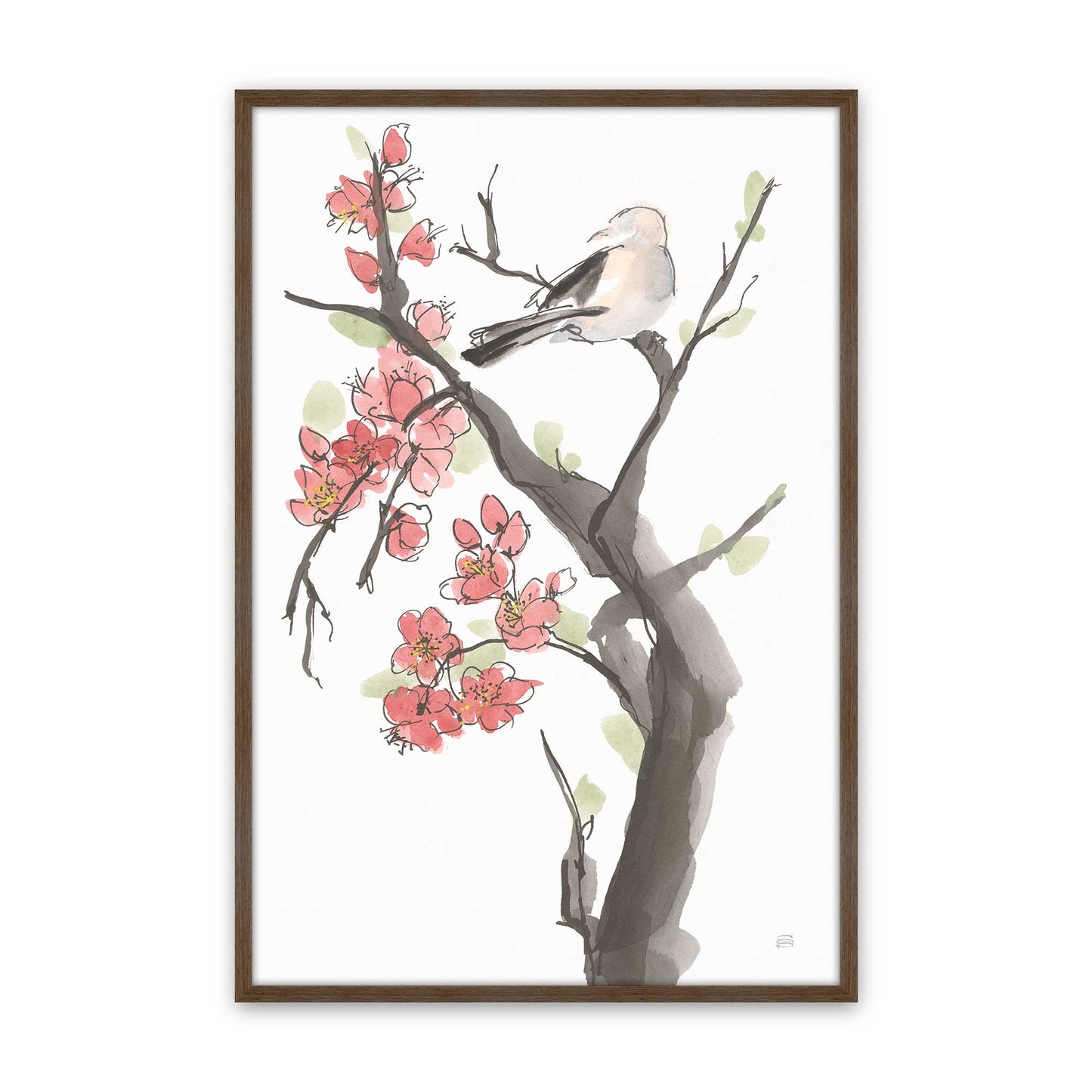 [Color:Walnut], Picture of art in a Walnut frame