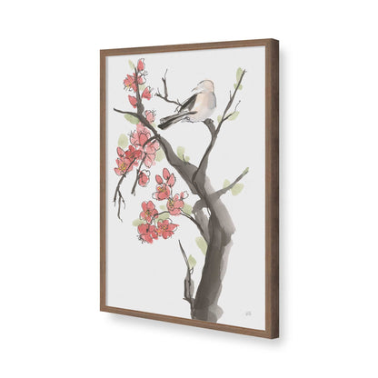 [Color:Walnut], Picture of art in a Walnut frame of the corner
