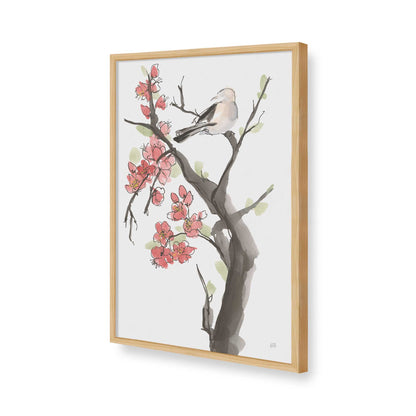 [Color:American Maple], Picture of art in a American Maple frame of the corner