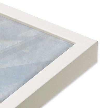 [Color:Opaque White], Picture of art in a Opaque White frame at an angle
