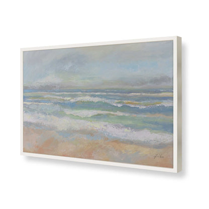 [Color:Opaque White], Picture of art in a Opaque White frame of the corner