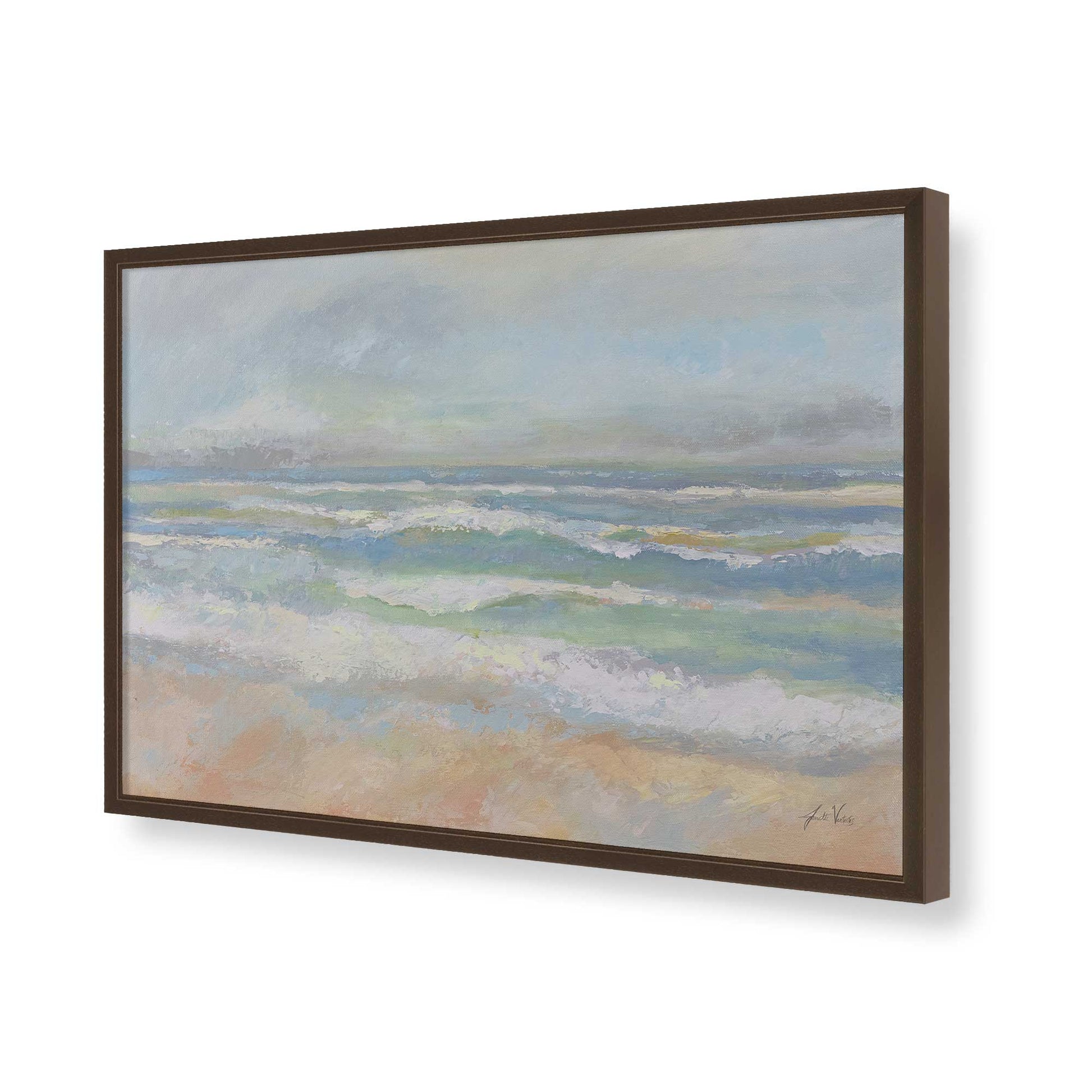 [Color:Belvinder Brown], Picture of art in a Belvinder Brown frame of the corner