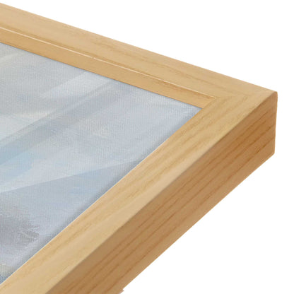 [Color:American Maple], Picture of art in a American Maple frame at an angle