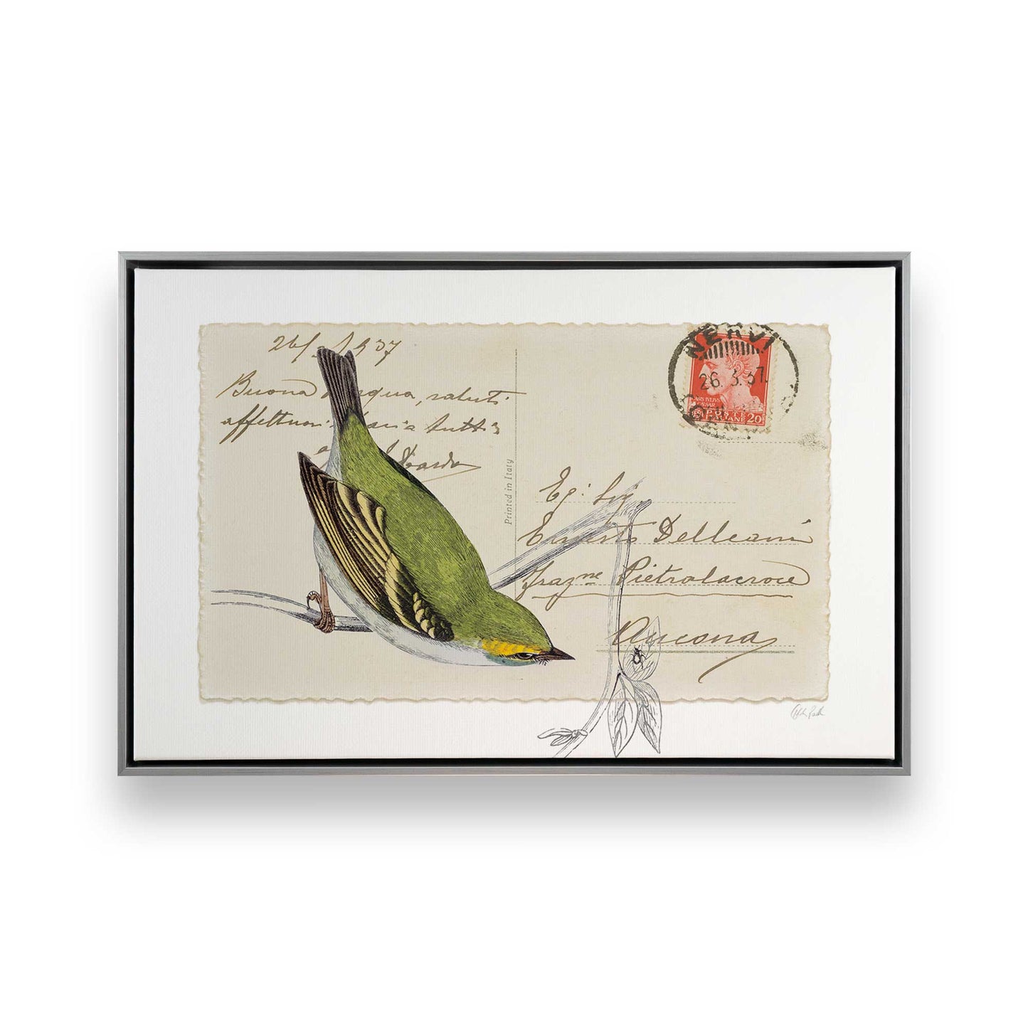 [Color:Polished Chrome], Picture of art in a Polished Chrome frame