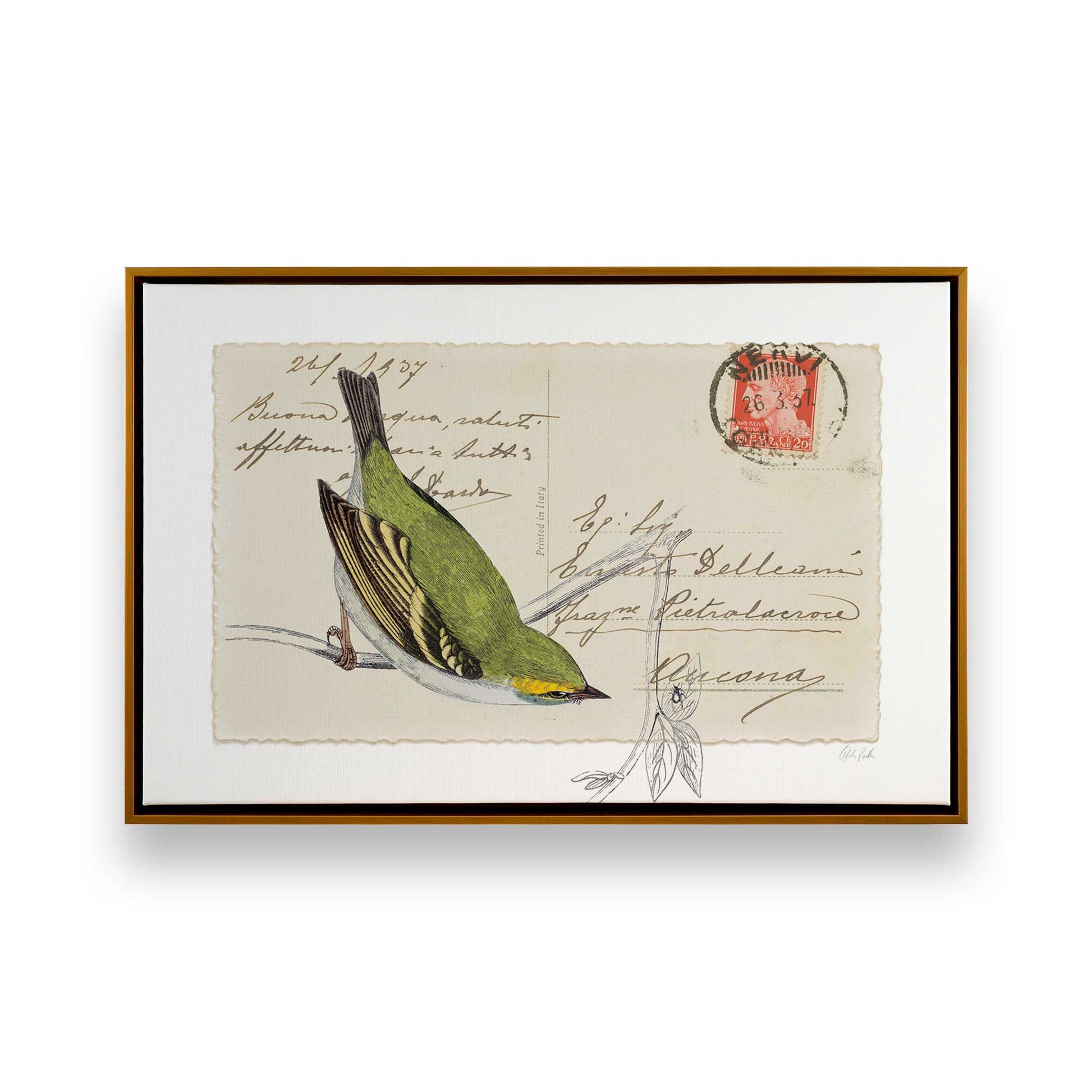 [Color:Polished Gold], Picture of art in a Polished Gold frame