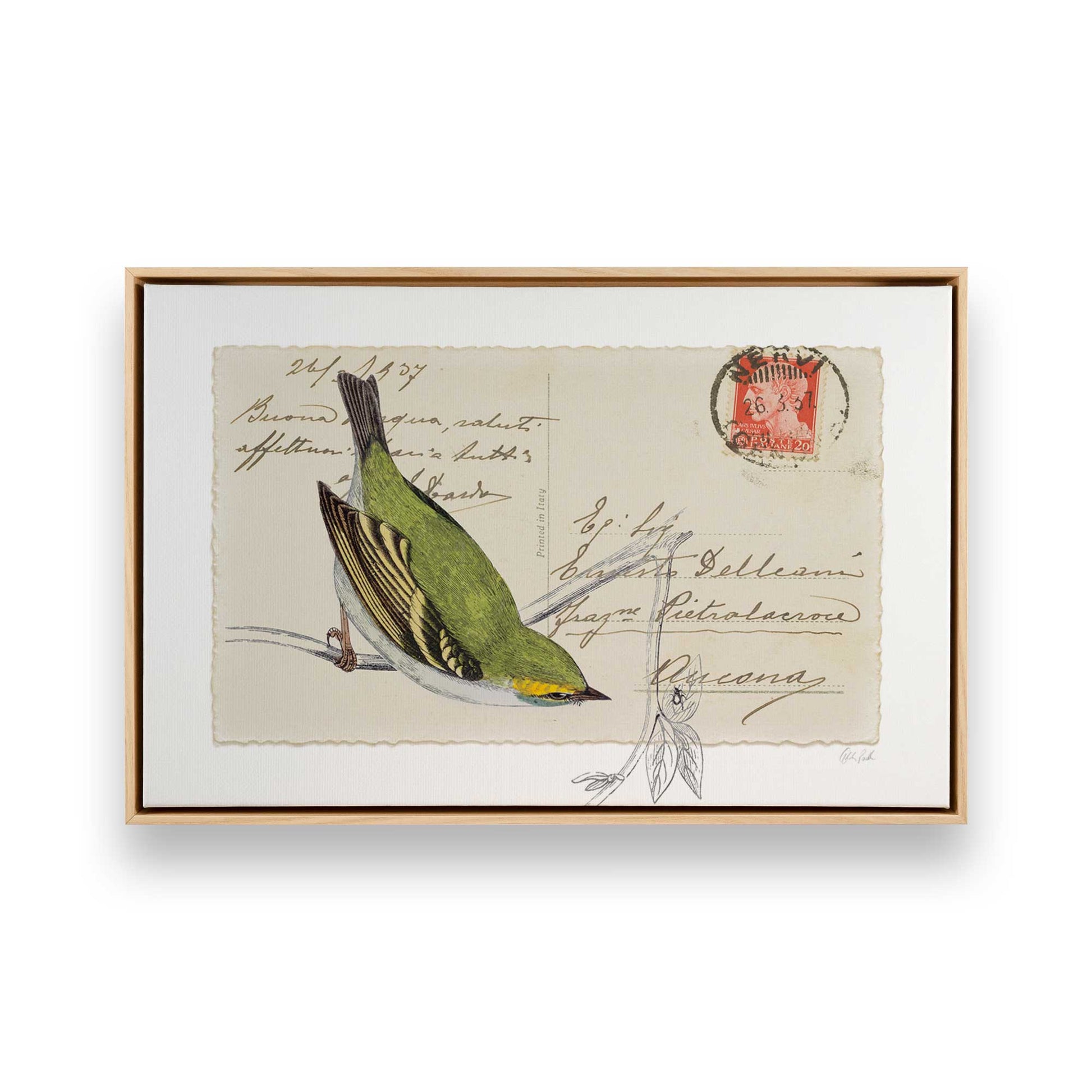 [Color:American Maple], Picture of art in a American Maple frame