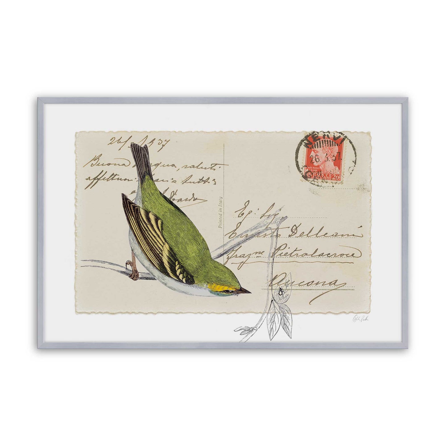 [Color:Polished Chrome], Picture of art in a Polished Chrome frame
