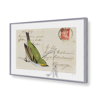 [Color:Polished Chrome], Picture of art in a Polished Chrome frame of the corner