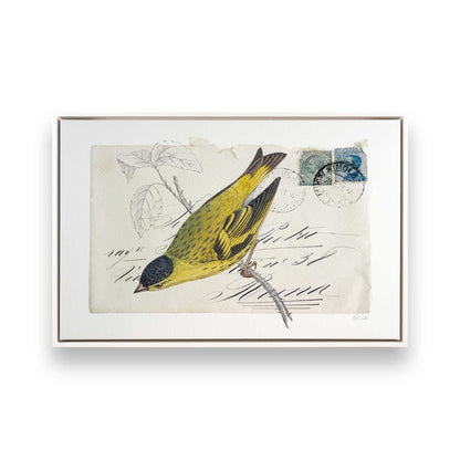 [Color:Opaque White], Picture of art in a White frame