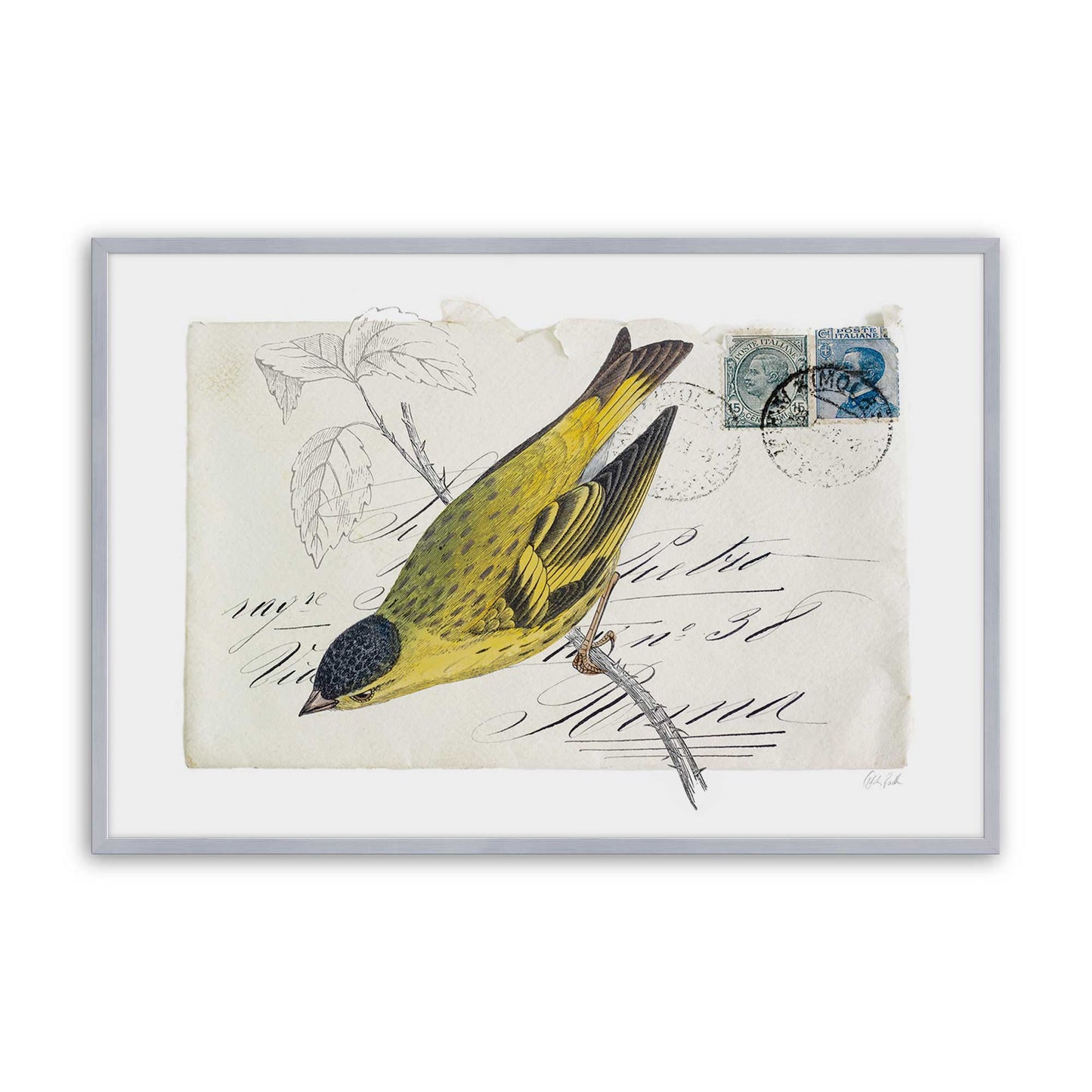 [Color:Polished Chrome], Picture of art in a Polished Chrome frame
