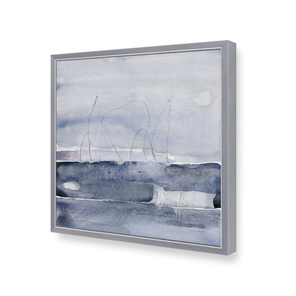 [Color:Polished Chrome], Picture of art in a Polished Chrome frame of the corner